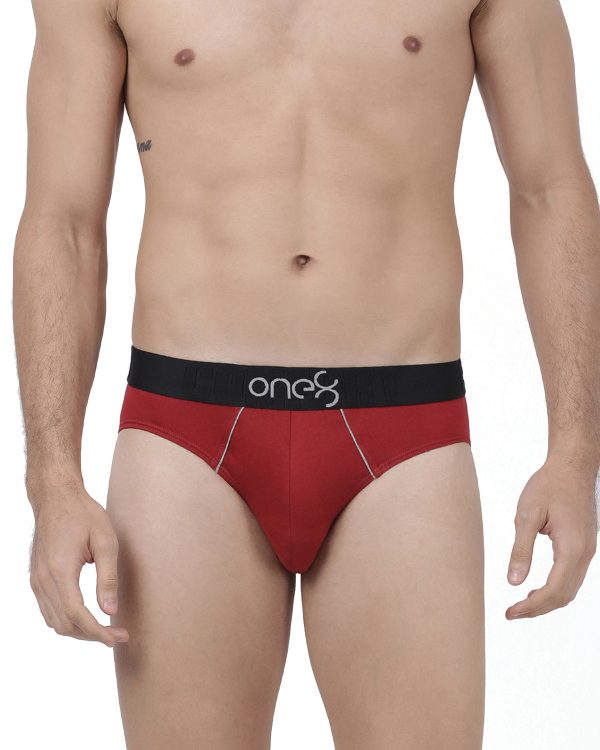 LOW RISE BRIEF - MAROON