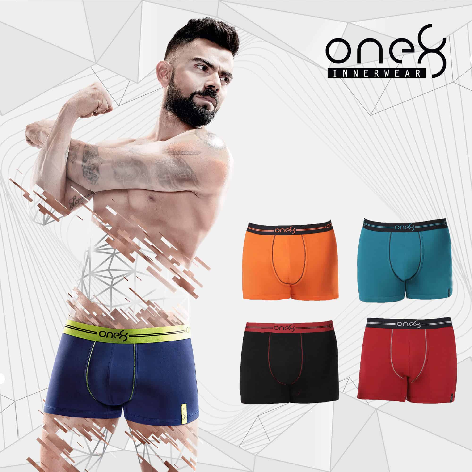 Mens Boxer Briefs Designed For Great Fit, Comfort And Stretchability | One8 Innerwear