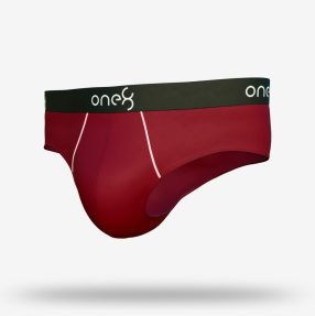 Low Rise Brief - Maroon