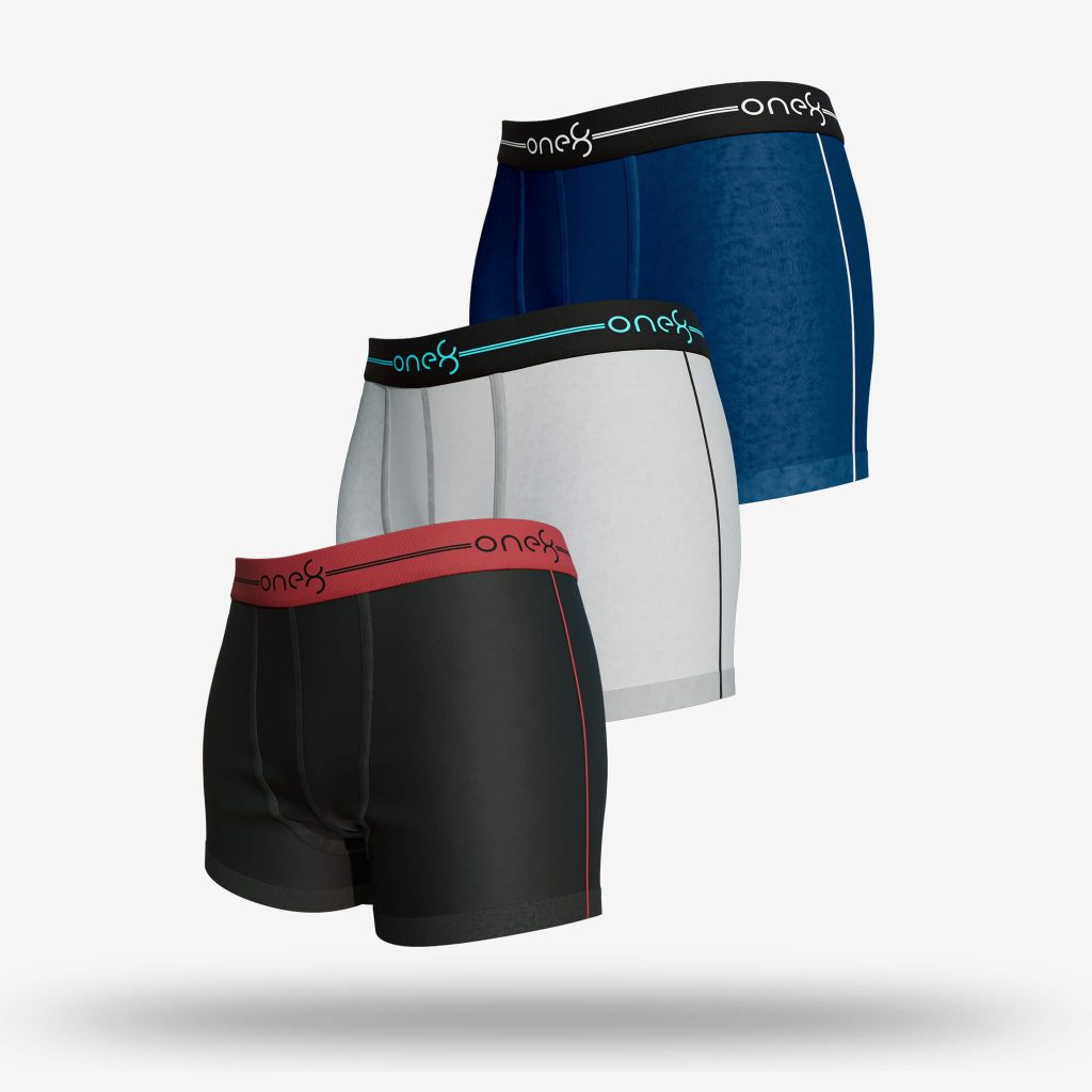 Mens Location Boxers 3 Pack Sports Longer Leg Trunks Boxer Shorts Adults Underwear 